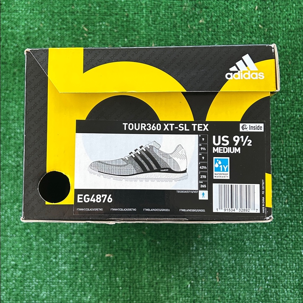 Adidas Tour360 XT-SL TEX Spikeless Golf shoes size 9.5 - Picture 6 of 6